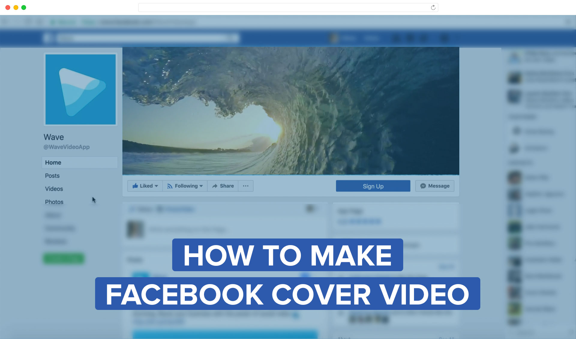 How to resize a photo on mac for facebook page covers