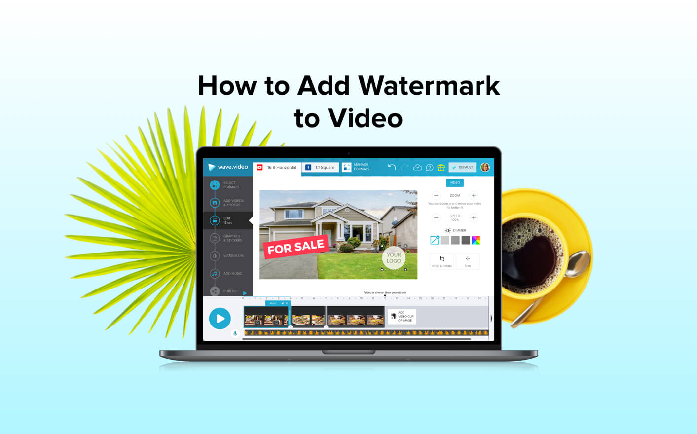 how to add watermark in youtube video