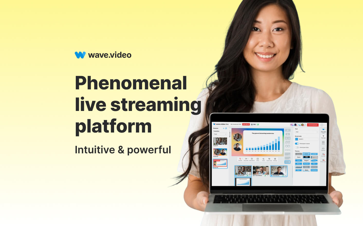 Live Streaming Platform — Intuitive and Powerful Wave.video