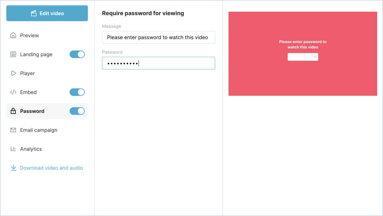 Passo 2. Attivare la protezione con password
